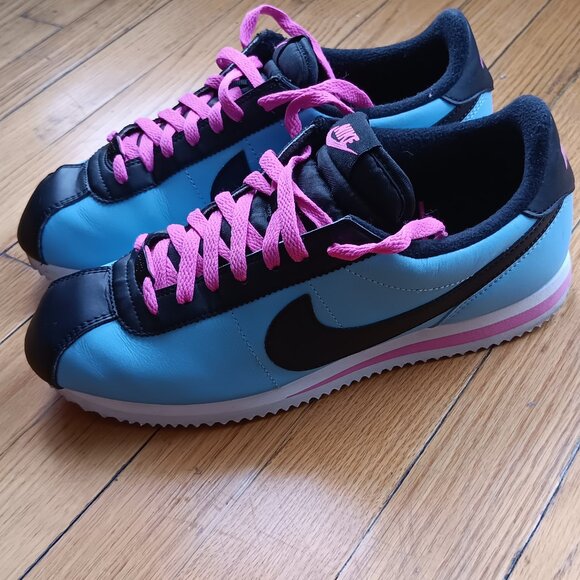 Nike Cortez Basic Leather 'South Beach' Men's Used Size 8 (41) - Picture 3 of 6